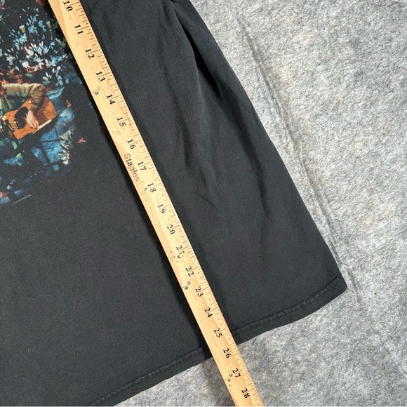 Vintage Nirvana Shirt Mens Medium Black Y2K 2008 Unplugged 00s‎ Kurt Cobain Rare - Picture 5 of 7